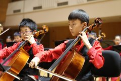澳门美高梅网站和平里九小交响乐团是东城区首家少年交响乐团